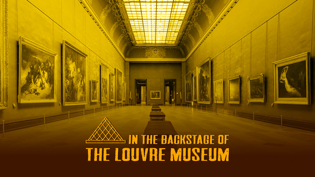 IN THE BACKSTAGE OF THE LOUVRE MUSEUM IN THE BACKSTAGE OF THE LOUVRE MUSEUM